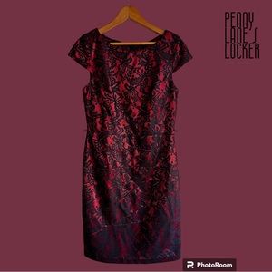 Alyx Floral Lace Cap Sleeve Shift Dress